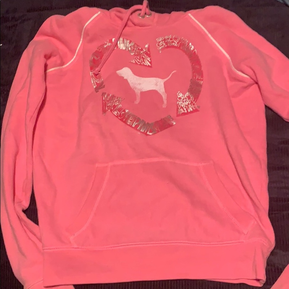 Pink recycle hoodie FREE WITH BUNDLE